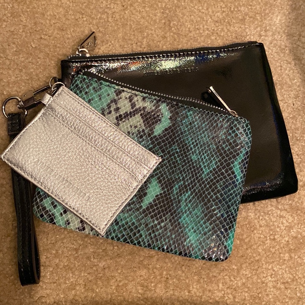 Aimee Kestenberg Havana Leather Wristlet Set